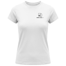T-Shirt Femme de qualité supérieure - Marquez votre T-Shirt Femme avec votre Logo d'Entreprise (matériau de personnalisation haut de gamme, imprimé en France)