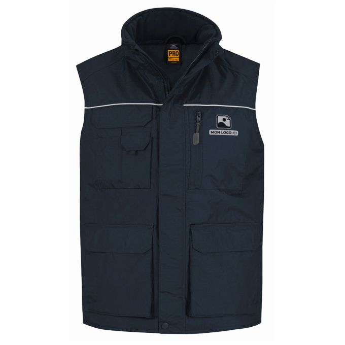 Bodywarmer Expert Pro de qualité supérieure - Marquez votre Bodywarmer Expert Pro avec votre Logo d'Entreprise (matériau de personnalisation haut de gamme, imprimé en France)